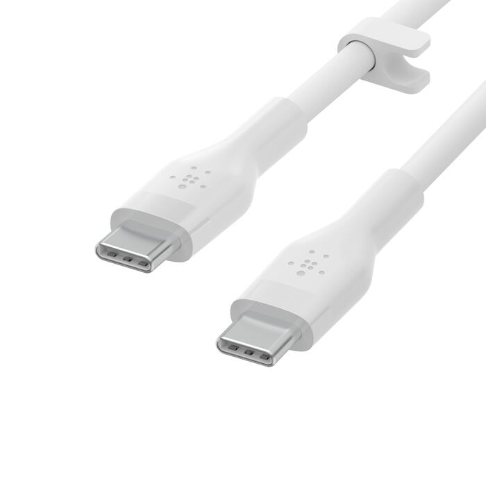 Belkin BoostCharge Flex USB-C auf USB-c Kabel (3m, Weiß) Belkin BoostCharge Flex USB-C auf USB-c Kabel (3m, Weiß)
